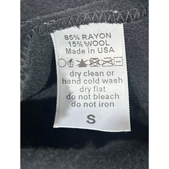 Black Crane Black Cocoon Pleat Back Maxi Dress Pockets lagenlook witchy goth - Picture 12 of 12